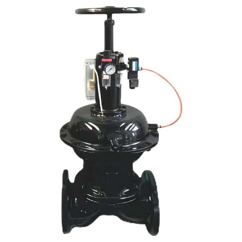 EG6K41J英标气动常开衬胶法兰隔膜阀